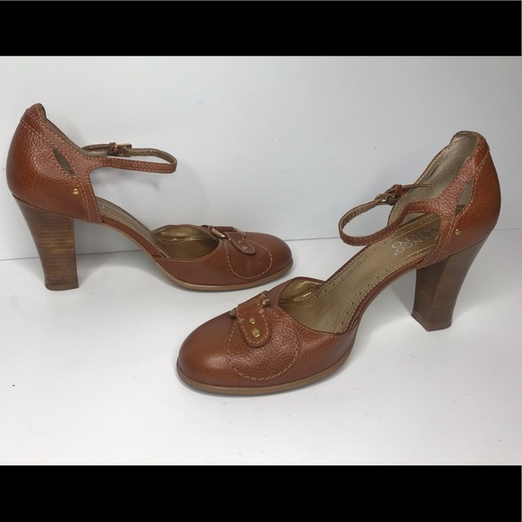 FRANCO SARTO strap cut out open toe buckle 9 1/2M - Picture 2 of 8
